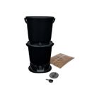 SKAZA EXCEEDING EXPECTATIONS Skaza 101853 Bokashi poubelle composteur Essential 15.3L -Inclut 1 kg d'activateur +Base-Gris