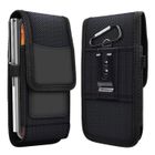 TNVIUD Ceinture Etui pour Doogee X93 / Oukitel C25 Coque Téléphone Vertical pour Cricket Debut / Yezz Max 2 Plus Nylon Belt Clip Housse