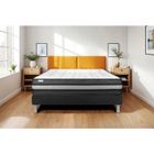 VITALIT Ensemble Matelas Sommier 180x200 cm - Sommier Noir (en kit) - Vital Power Zen Noir