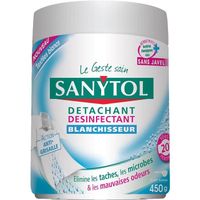 Sanytol Poudre Détachante Désinfectante Blanchissante 450 g - Lot de 2