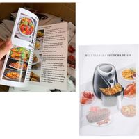 HURRISE Livre de recettes pour friteuse sans huile: 32 recettes en couleurs, parfait pour débutants et utilisateurs avancés