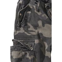 Brandit Pantalon Femme M65 Pantalon Cargo camouflage sombre