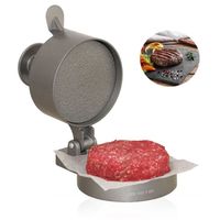 Presse burger professionnel hamburger cuisson grill barbecue steak haché boeuf viande restaurant accessoire pique nique Antiadhésif