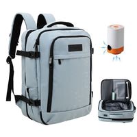 Sac à dos de compression sous vide - Verrouillage par mot de passe - Airpack antivol - 60 L extensible - étanche, emballage sous vide - Séparation humide et sèche pour homme, femme, affaires Sac à dos de compression sous vide - Verrouillage par mot de passe - Airpack antivol - 60 L extensible - étanche, emballage sous vide - Séparation humide et sèche pour homme, femme, affaires