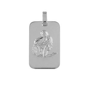 Pendentif CAPRICORNE Argent signe zodiaque astrologique neuf fond