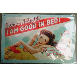 Plaque Métal Publicitaire Bombée 30x40cm – Style Utilitaire Années 50 – Neuve