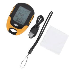 ALTIMÈTRE Altimètre électronique GPS, FR510 ABS IPX4 Navigation extérieure étanche/Altimètre/Compas d'humidité de la