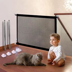 BARRIÈRE DE SÉCURITÉ  Barrière de Sécurité pour Bébés et Chiens - Sans P