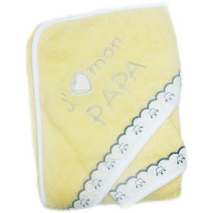Cape De Bain Bebe Personnalisable Ecrue Fabrication Francaise Cdiscount Puericulture Eveil Bebe