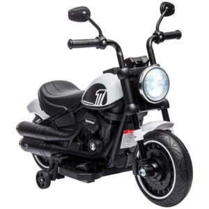 MOTO - SCOOTER Moto électrique enfant 6 V 3 Km-h effet lumineux r