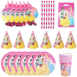 Kit Déco anniversaire thème princesse 31pc - Vaisselle Jetable pas