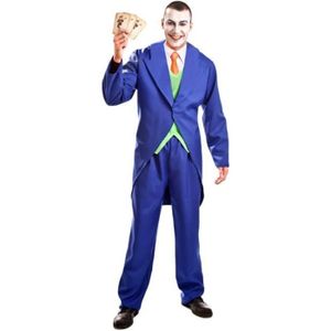 DÉGUISEMENT - PANOPLIE Déguisement Joker Homme - Batman - Veste, pantalon, jabot et noeud - Bleu, Multicolore