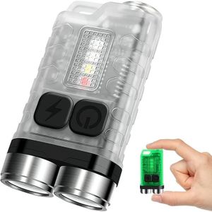 L01 1100 Lumens Mini Lampe De Poche Edc Rechargeable, Base