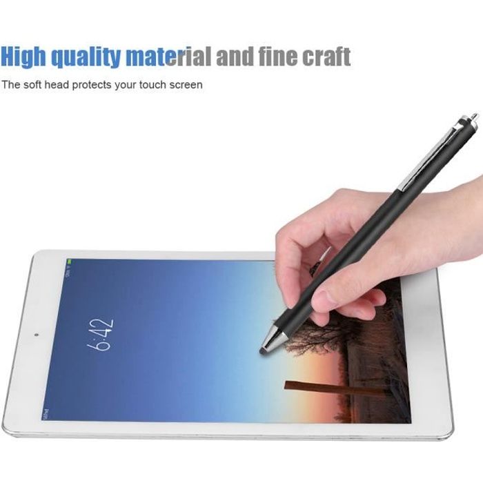 Stylet actif pour tablette Samsung Galaxy A8 A7, pointe en plastique avec  crayon de dessin précis et précis, compatible avec Samsung Galaxy Tablet A8
