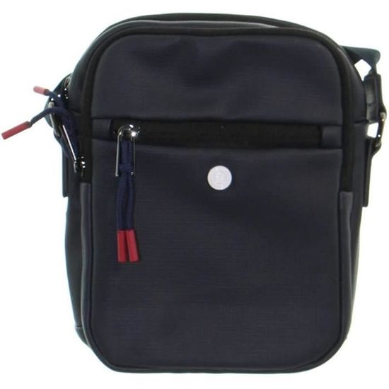 Sacoche Bandoulière Homme En Cuir PU Marron - Style Pratique Et Urbain
