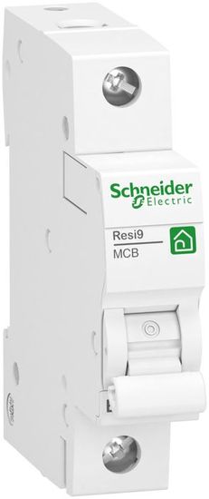 Disjoncteur Schneider Resi9 1P 25A Caractéristique C - 6 KA - Pour Installations Domestiques, Protection Circuits
