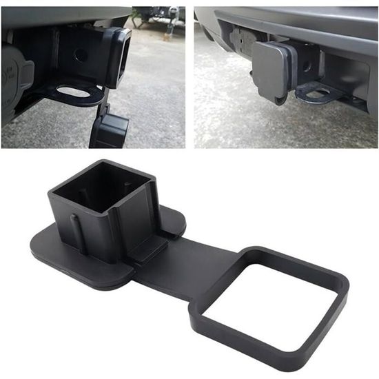 Lot De 2 Capuchons De Protection Attelage Remorque - Noir, Universel Pour Voiture Et Camping-Car
