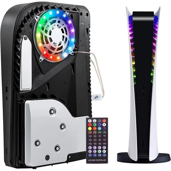 PlayVital Ruban LED pour PS5 Console,RGB Lampe Strip LED pour Playstation5  avec Télécommande Bande Lumineuse LED-7 Couleur 29 Effet - Cdiscount  Informatique