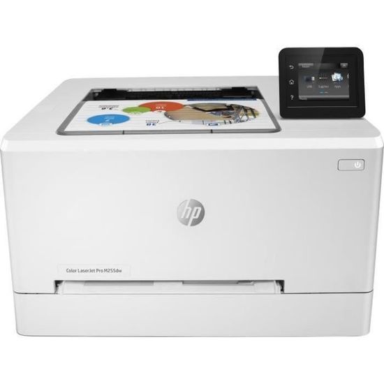 Imprimante monofonction HP Color LaserJet Pro M255dw laser couleur - Idéal pour les professionnels