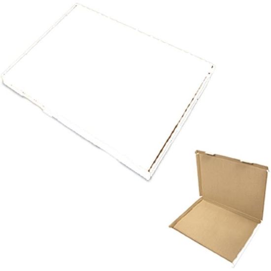 Smiley Pack 50 Großbriefkartons DIN A5 - 230x160x20mm Versandkartons Für DHL, Hermes, DPD