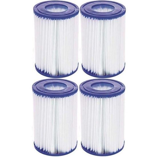 Cartouche D'Éponge De Filtre De Piscine De Type H De 4 Pièces, Éponge
