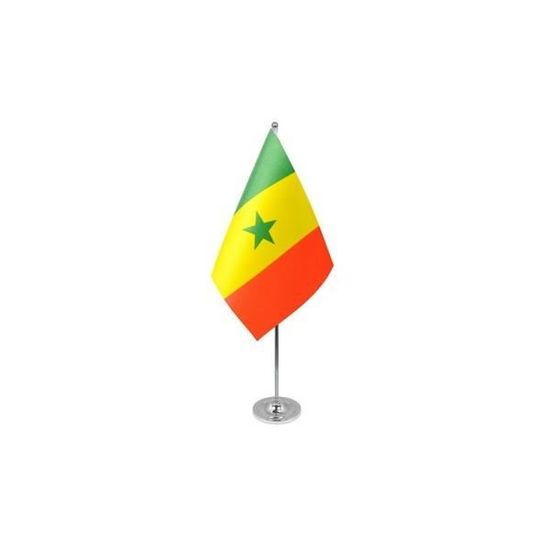 Drapeau de table Sénégal, petit drapeau 