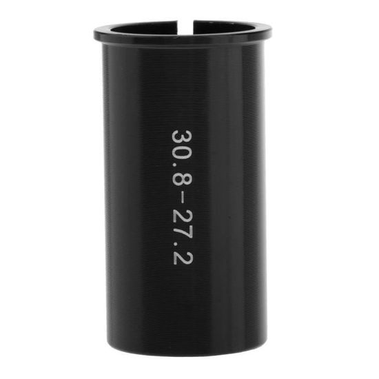 Adaptateur Réducteur Tige De Selle Vélo VTT - Manchon Alu Noir 6cm
