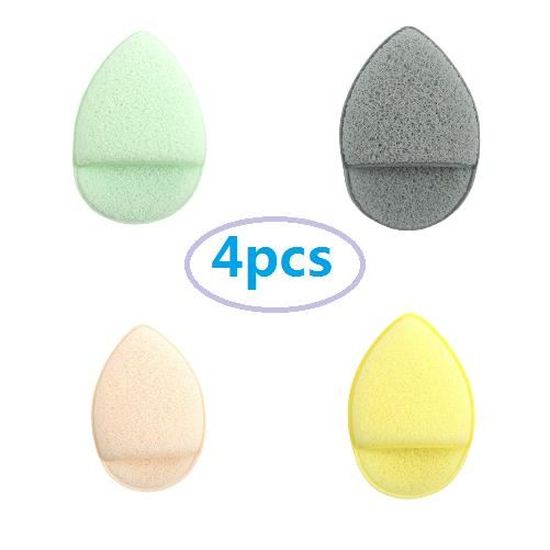 10 Pcs Éponge Visage Nettoyant, Éponge Cosmétiques en Cellulose Naturelle, Éponges Démaquillantes Réutilisable, Visage Lavage Éponges pour Masque Exfoliant Profondeur Nettoyage, Non Irritant (Coloré