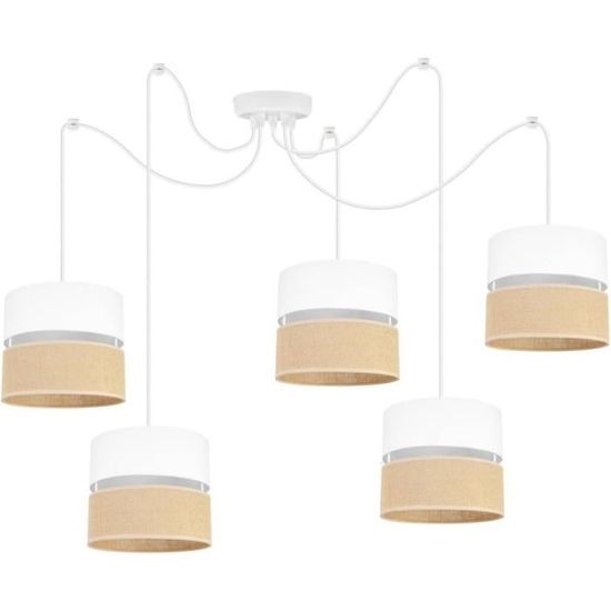 Light-Home Juta Abat Jour Suspension Luminaire Lustre - Moderne Abat ...