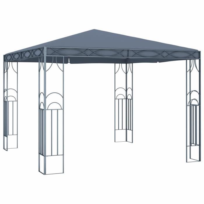Tonnelle 300 x 300 cm Anthracite -PAI