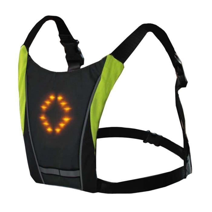 Vélo Vélo LED Sans Fil Sécurité Clignotants Lumière Gilet Équitation Nuit Guider CJM90121521GY_baet