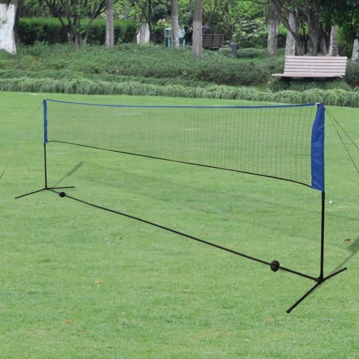 Filet de badminton avec volants 500 x 155 cm---ETO