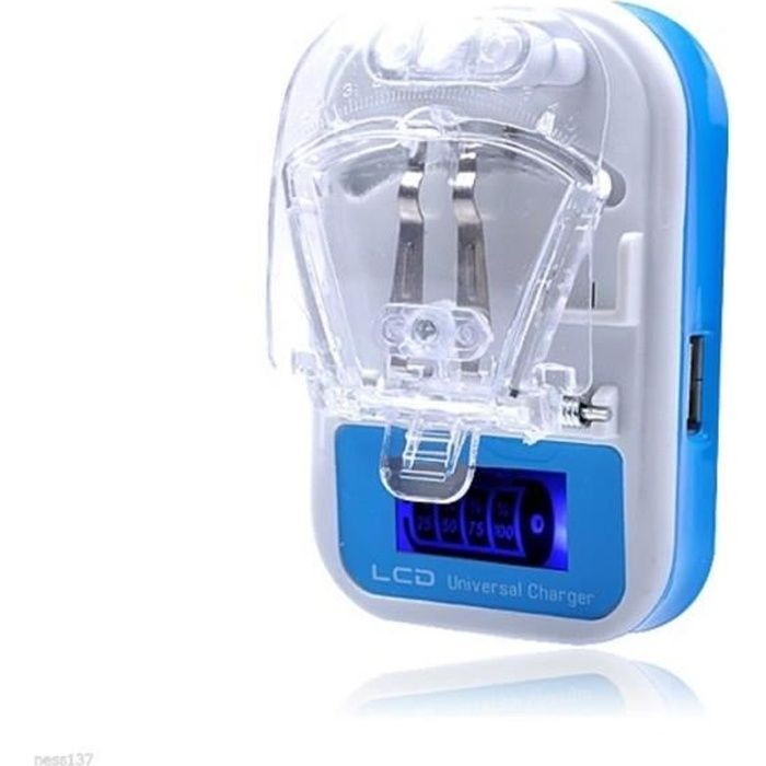 Chargeur BATERIE UNIVERSEL avec écran LCD