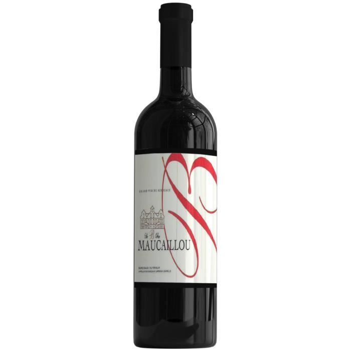 X12 BOUTEILLES - CHÂTEAU B PAR MAUCAILLOU 2017 - BORDEAUX SUPÉRIEUR - Bouteille (12x75cl)