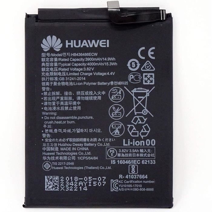 Batterie HB436486ECW pour Huawei Mate 10 / Mate 10 Pro