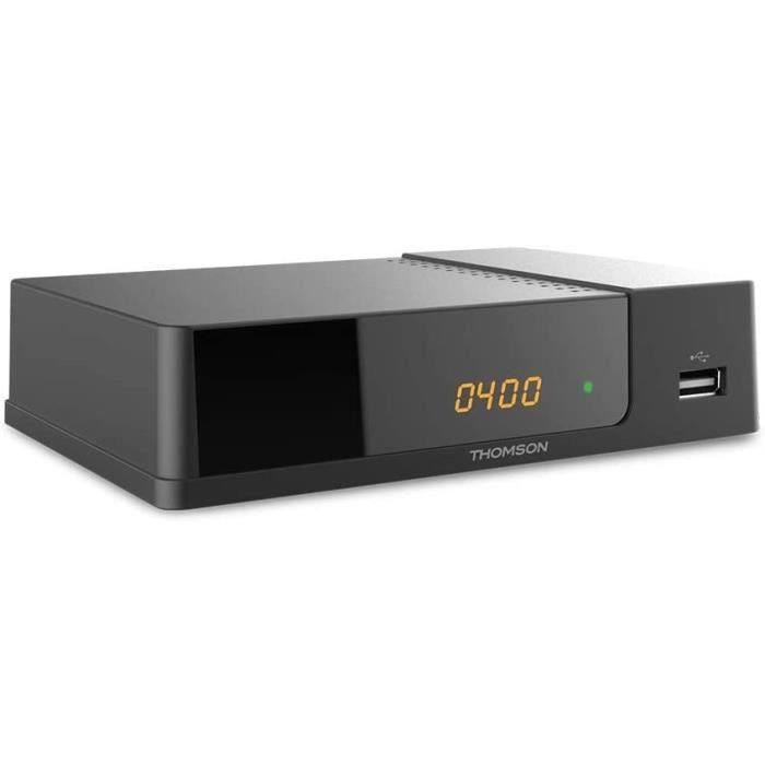 THOMSON THT709 Décodeur TNT Full HD -DVB-T2 - Afficheur - Compatible HEVC265 - Récepteur/Tuner TV avec fonction enregistreur (HDMI,