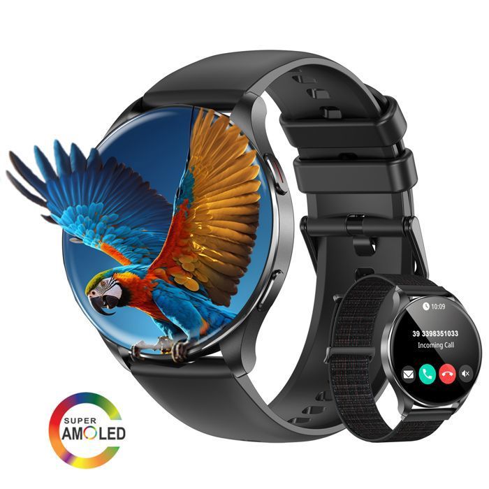 Blackview R8 Montre Connectée Femme Smartwatch avec Oxymètre de Pouls (SpO2) Bluetooth Multisports Compatible avec Samsung Iphone HU