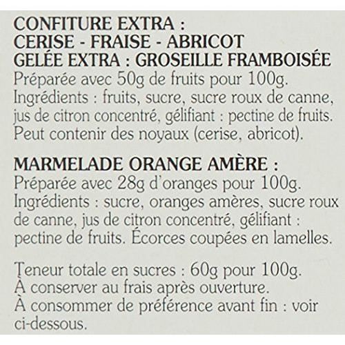Bonne Maman Coffret Variété Confitures 5 petits pots de 50 g - 329805