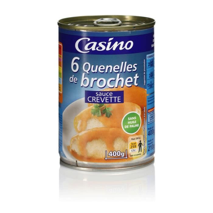 Quenelle de brochet à la sauce crevette - 400 g