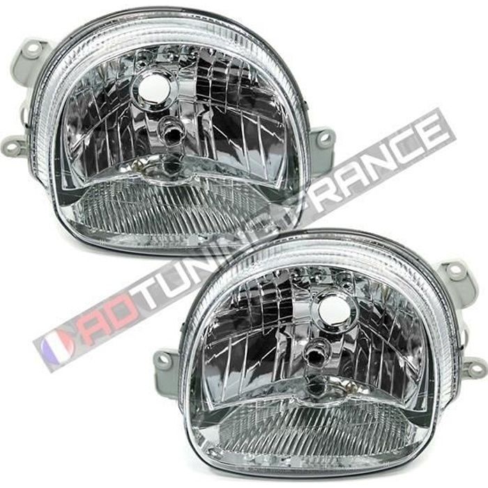 2 FEUX PHARE AVANT RENAULT TWINGO DE 04/2000 A 09/2007