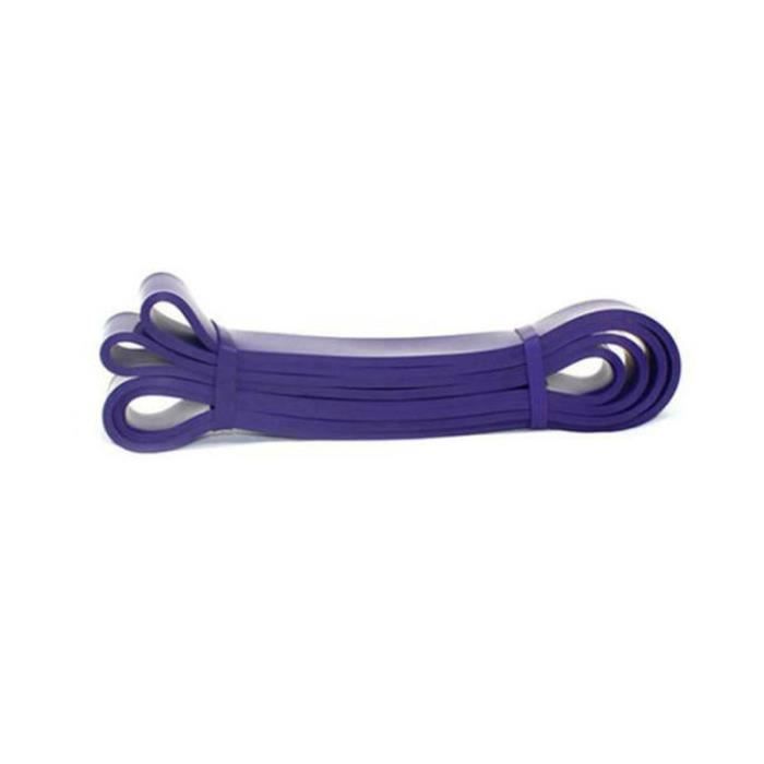 LEMONBEST® Bandes De Résistance Fitness Bands Exercise Band Training-Physical Stretching 208*3.2*0.45Cm - Violet