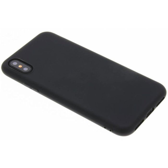 Coque Silicone Pour iPhone X / Xs Couleur Noir Haute Protection Little Boutik Couleur :