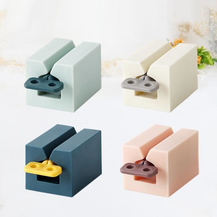 4 pcs En Dentifrice Squeezer Extrudeuse Main Style Bureau Ornement pour La Maison Enfants Chambre (Blanc, PRESSE-TUBE
