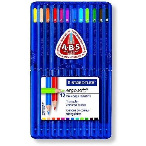 STAEDTLER ERGOSOFT 157 ETUI RIGIDE DE 12 CRAYON…
