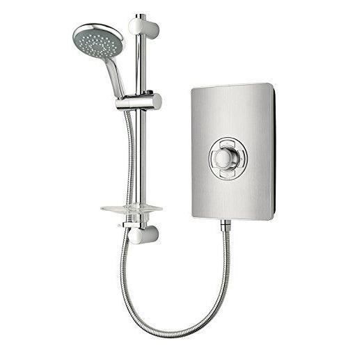 Triton Miniatures Douche électrique effet acier brossé 8,5 kW - N/A