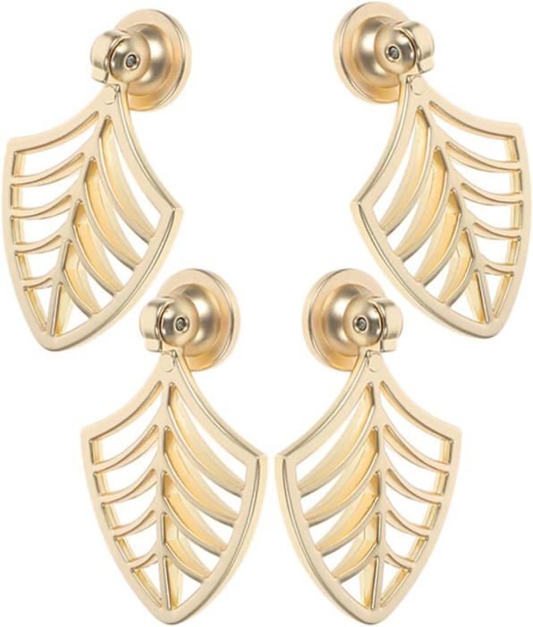 75 Pcs Alliage Creux Charmes Feuille, Feuille D'arbre De Trou