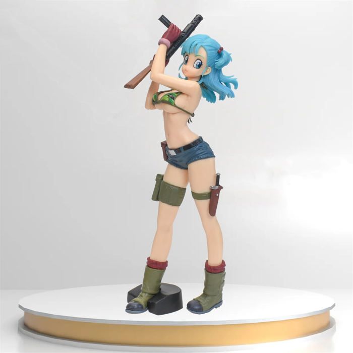 Figurina Dragon Ball Z Bulma Con Dito Medio – 12 Cm, Manga Adulto, Collezione