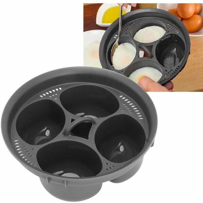 Cuisoeur à Oeufs Vapeur 4-en-1 Pour Thermomix - Compatible TM5 Et TM6 - Accessoire Pratique