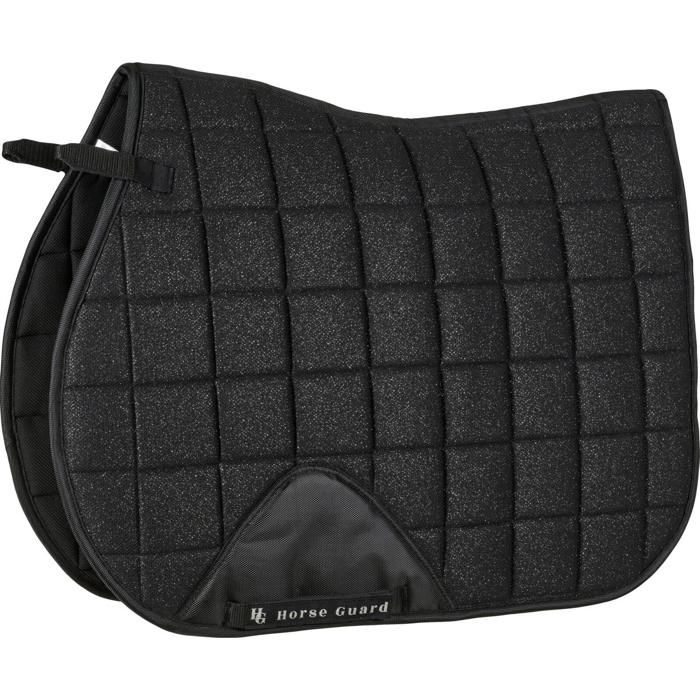 Meilleurs prix pour Tapis de selle HorseGuard Mesh Glitter - Noir - 15