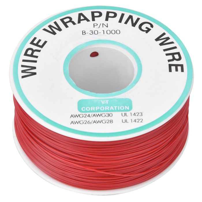 Fil Rouge OK 30AWG, Fil de Cuivre étamé, Réparation de Circuits ...
